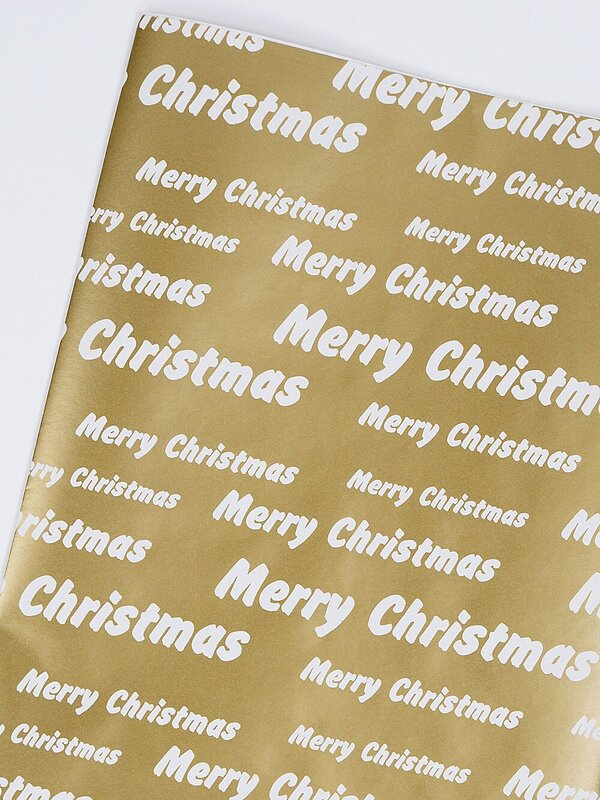Assorted Christmas Motto & Festive Icon Paper Gift Wrap | 3m x 70cm — image 8