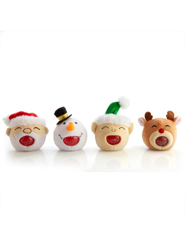 Assorted Christmas Plush Ball Jellies | Squeeze & Squish Festive Toys — image 4