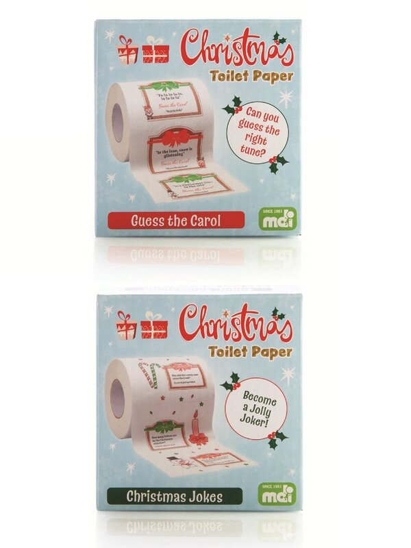 Assorted Novelty Christmas Toilet Paper | Fun Jokes Or Guess The Carol — image 4