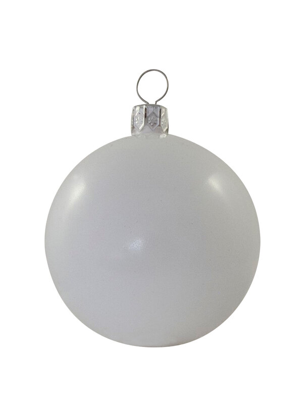 Assorted Red & White Baubles & Stars - 34 x 60mm Bauble & 16 x 65mm Star
