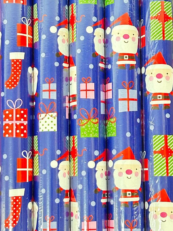 Assorted Santa Reindeer & Festive Icon Christmas Gift Wrap | 15m x 70cm — image 4