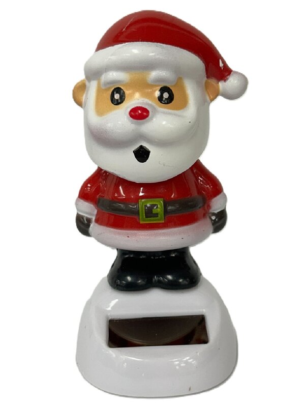 Assorted Solar Powered Dancing Christmas Figurines | Santa Elf Or Snowman — image 2