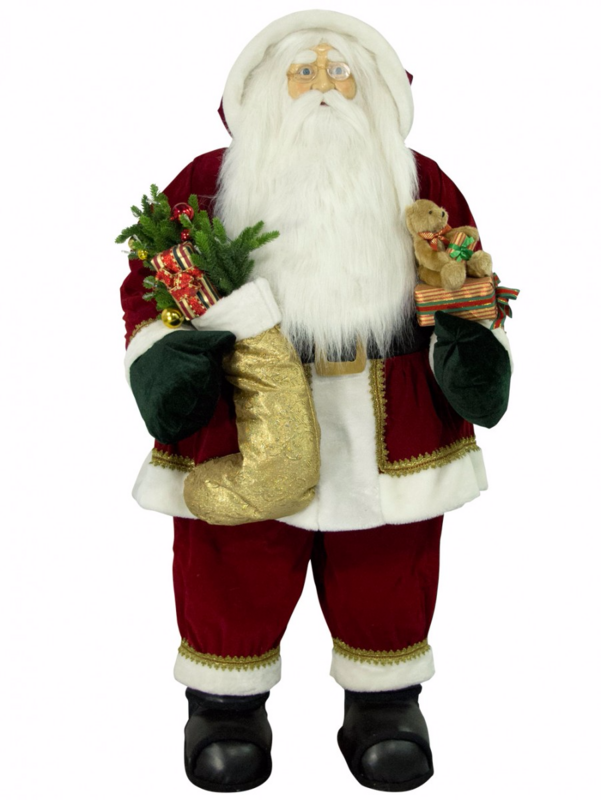 Auto Inflating Life Like Santa With Illuminated Tree - 1.5m — image 9