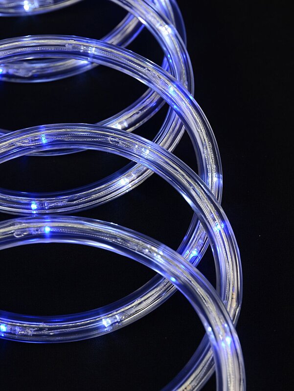 Blue & Cool White LED Outdoor Christmas Rope Light - 10m — image 5