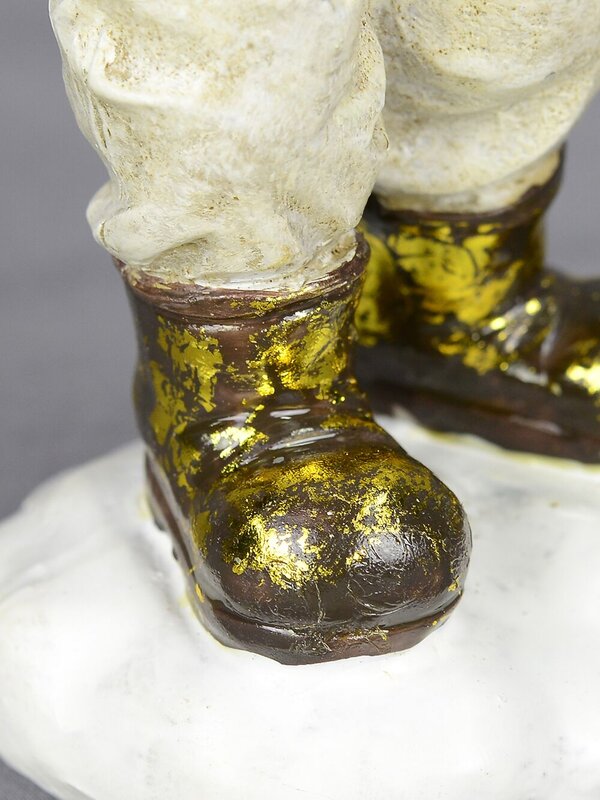 Boy with Lantern Standing Ornament - 19cm
