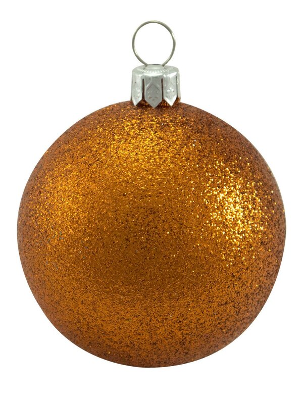 Bright & Glittered Coloured Christmas Tree Bauble Decorations - 9 x 60mm — image 10