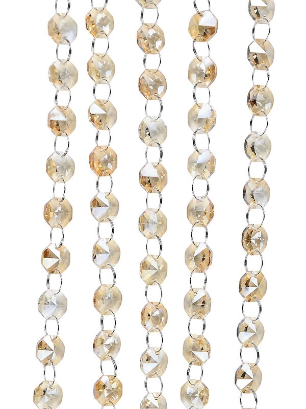 Champagne Ombre Faceted Crystal Simulant Radiant Garland | 1.8m — image 3
