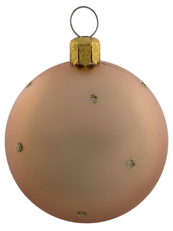 Chocolate & Copper Baubles In Assorted Styles - 9 x 60mm  — image 2