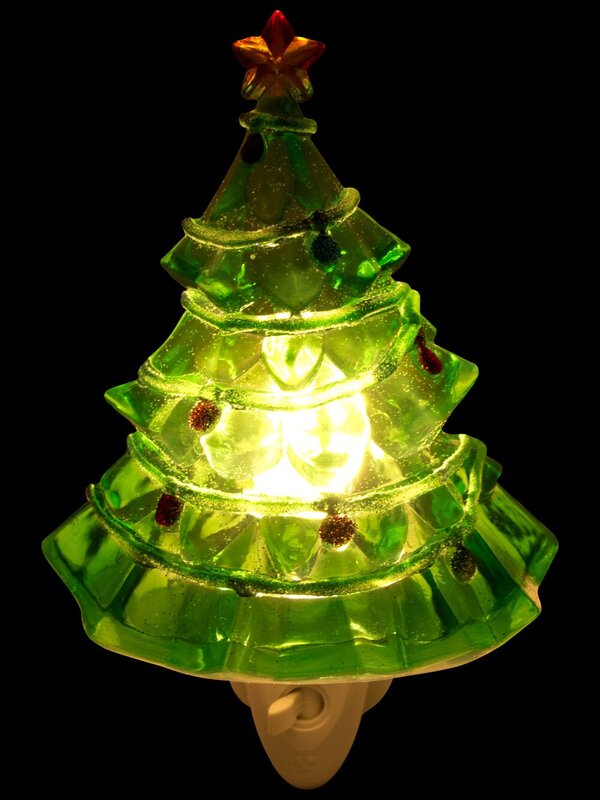 Christmas Tree Night Light - 16cm — image 2