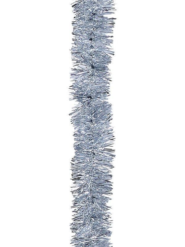 Classic 6ply Silver Metallic Fir Christmas Tinsel Garland | 5m x 50mm — image 3