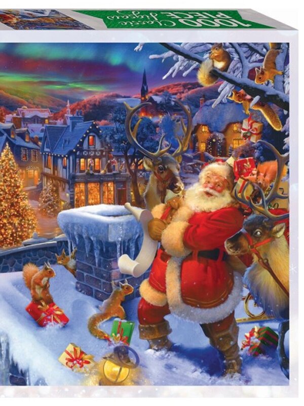 Classic Santa's Christmas Delivery Jigsaw Puzzle - 1000 pieces — image 4