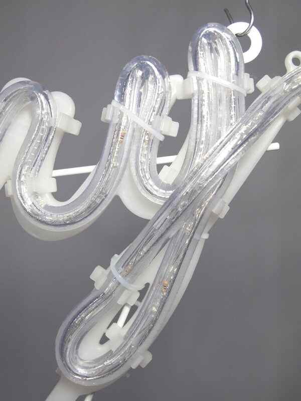 Cool White LED Merry Christmas Rope Light Silhouette - 73cm — image 3