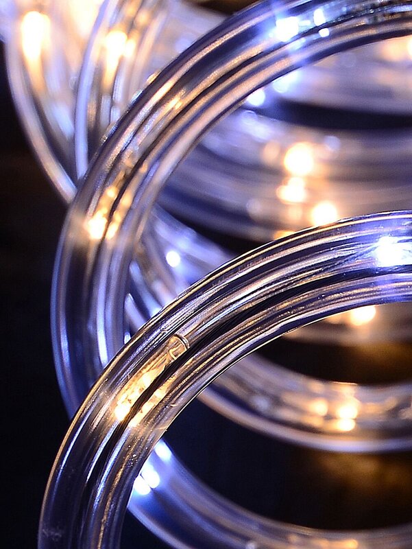 Cool White & Warm White LED Christmas Rope Light - 10m — image 3