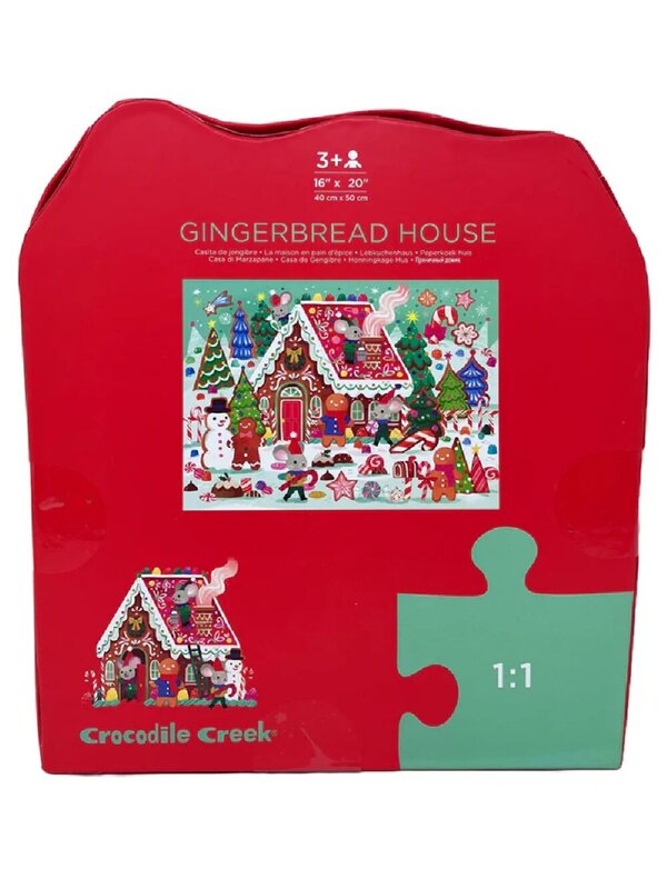 Crocodile Creek Gingerbread House Floor Puzzle | 36 Piece Junior Jigsaw — image 4