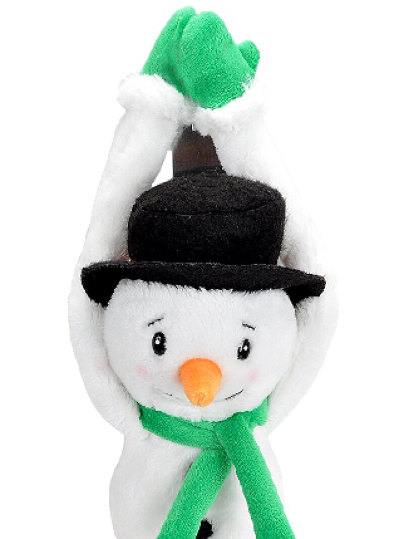 Cute & Cuddly Hanging Winter Snowman Christmas Plush Toy - 19cm — image 2