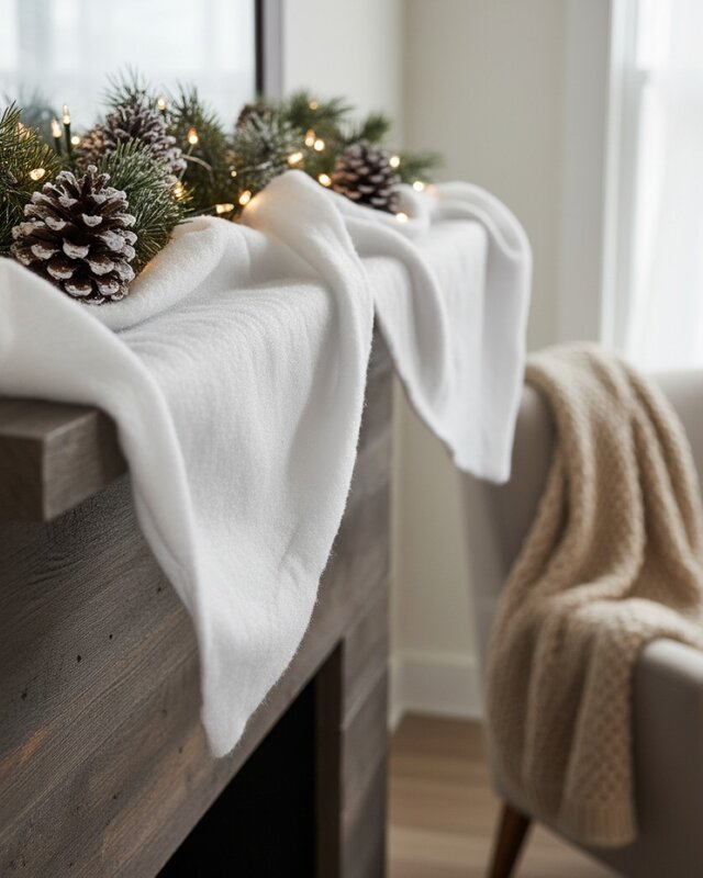 Dacron Artificial Snow Blanket | 2m Flame Retardant Professional Display Snow — image 5