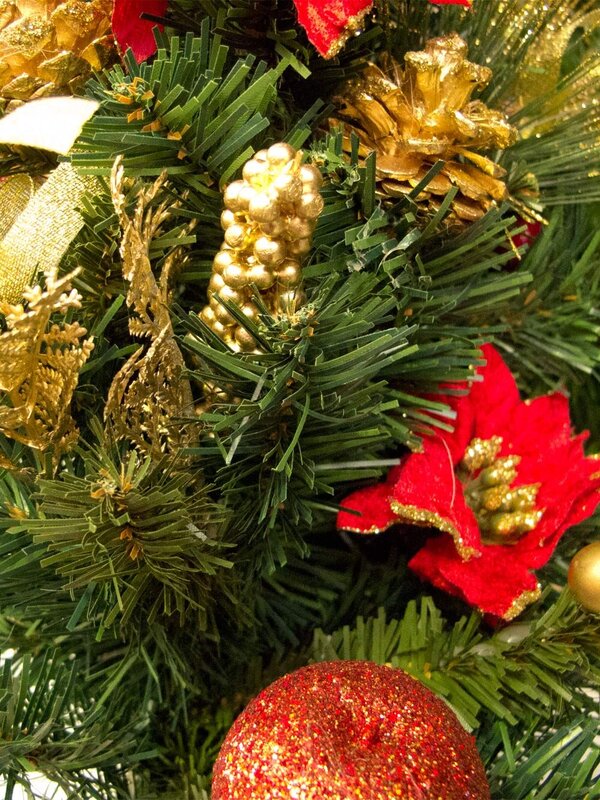 Decorated Pine Table Top Tree - 45cm