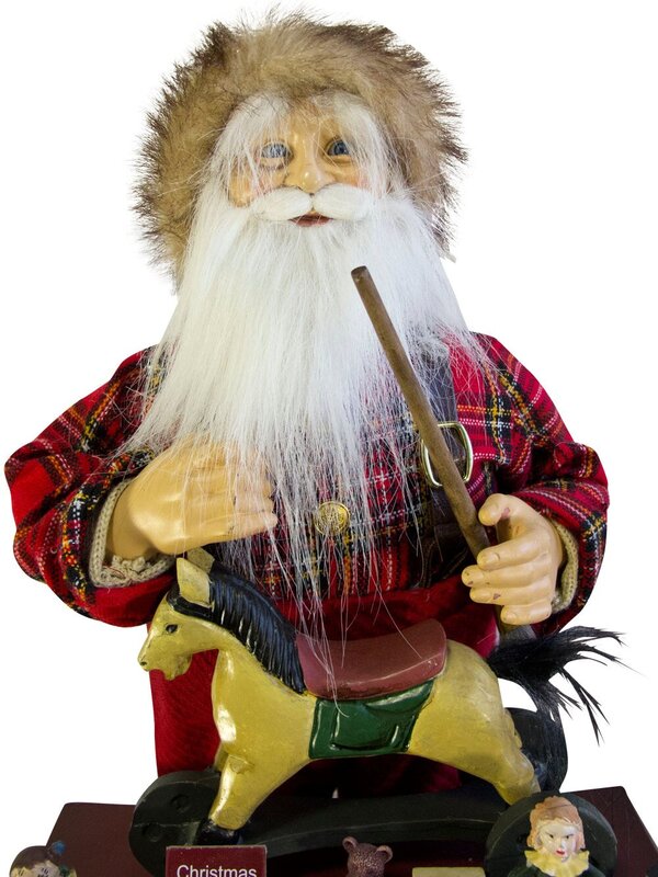 Decorative Santa At Workshop Desk With Toys - 55cm — image 3