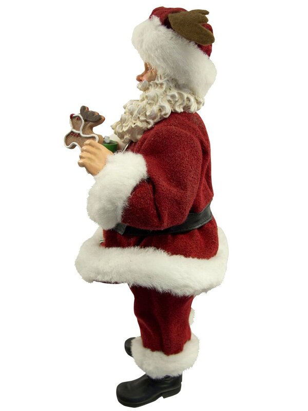 Decorative Santa With Reindeer Cookie Mug & Hat - 29cm — image 4