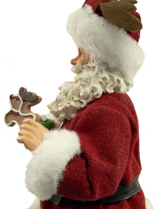 Decorative Santa With Reindeer Cookie Mug & Hat - 29cm — image 8