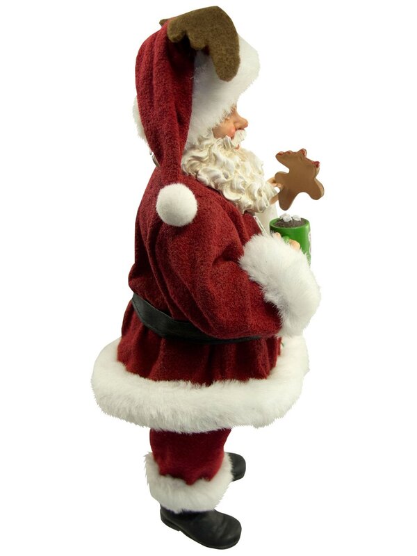 Decorative Santa With Reindeer Cookie Mug & Hat - 29cm — image 2