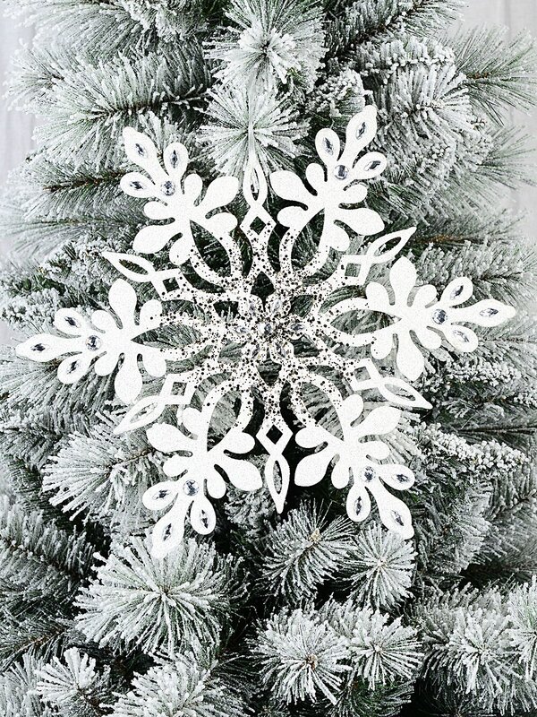 Diamante & Frost Monumental Snowflake Whimsical Essential Ornament | 38cm — image 2
