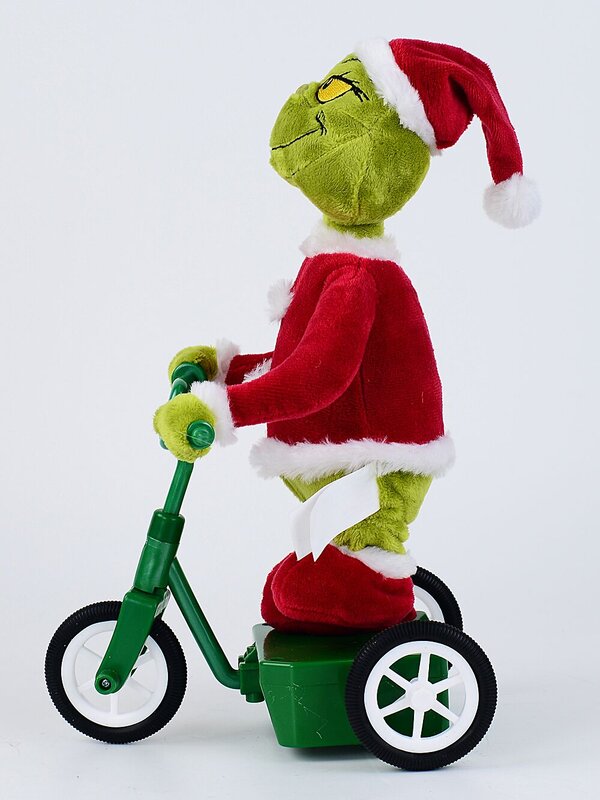 Dr. Seuss Official Animated Singing & Scooting Mr Grinch Tricycle Toy | 31cm — image 4