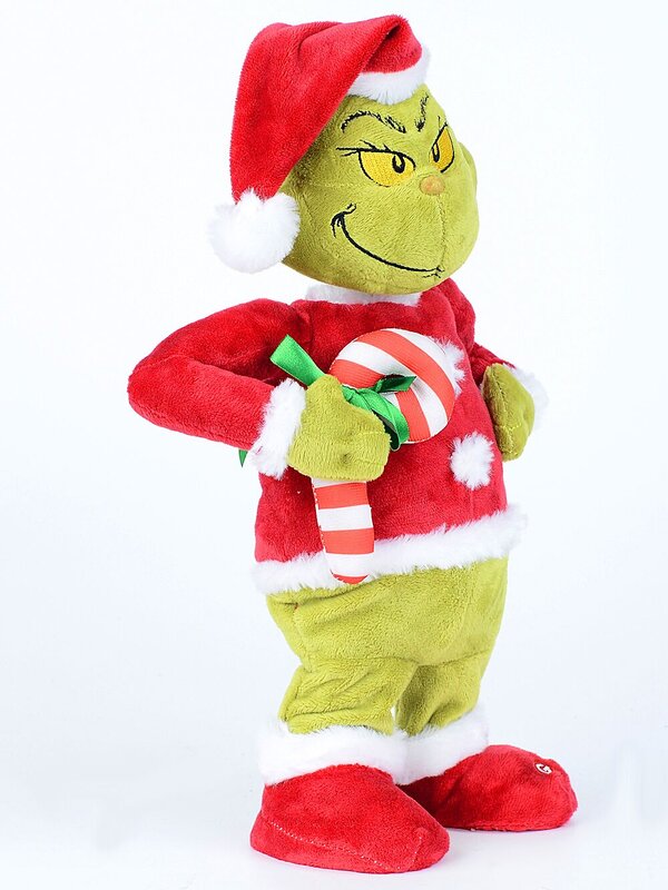 Dr. Seuss Official Animated Singing & Shuffling Mr Grinch Toy | 36cm — image 3