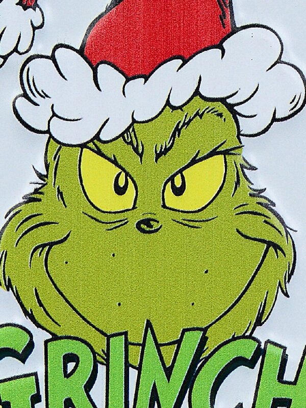 Dr. Seuss Smirking Grinch Hanging Metal Plaque Sign | 15cm — image 4