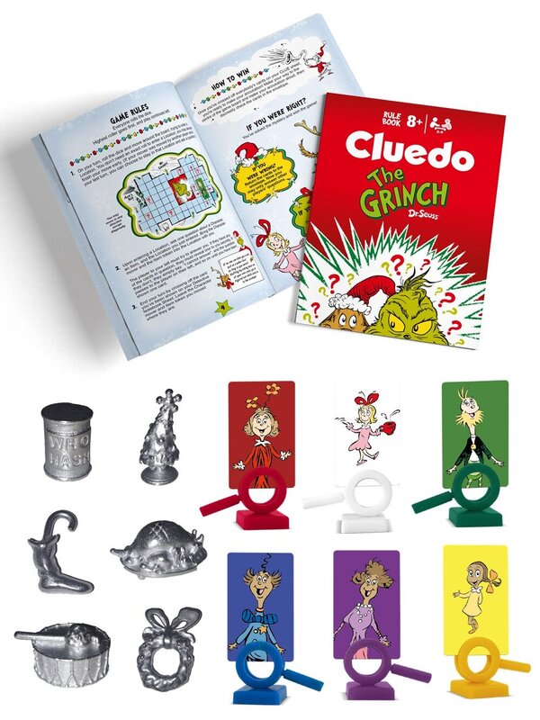Dr. Seuss The Grinch Cluedo Mystery Board Game | Official Whoville Edition — image 4