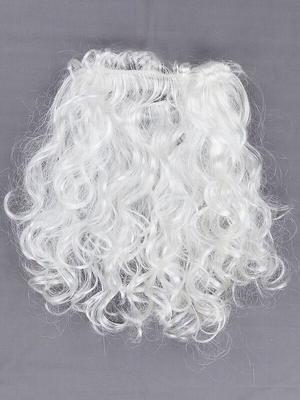 Essential White Wavy Santa Beard 33cm Costume Accessory | One Size Fits Most — image 3