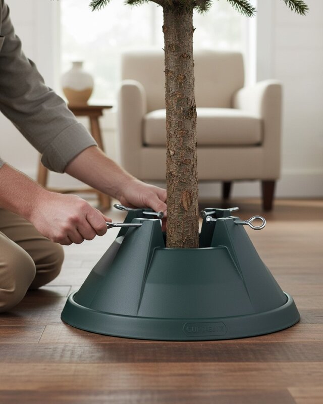 Extra Large Real Christmas Tree Stand 3.3L | For Live Trees Up To 2.8m Trees — image 2