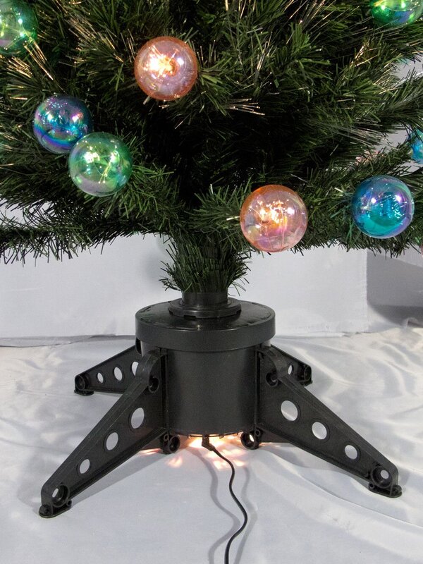 Fibre Optic Tree With Bauble Decorations - 1.8m — image 8