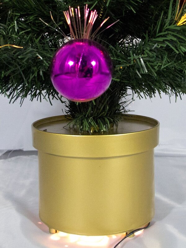 Fibre Optic Tree With Bauble Decorations - 92cm — image 8