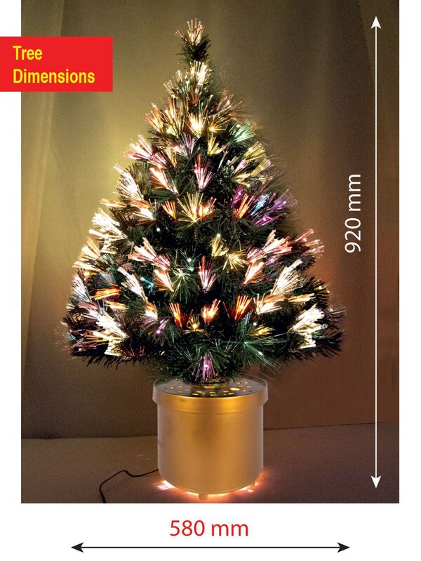 Fibre Optic Tree With Explosive Effect - 92cm — image 2