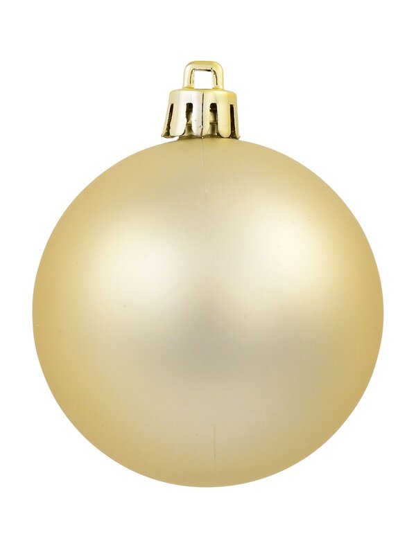 Gold Matte, Metallic & Glitter Baubles - 12 x 60mm — image 4
