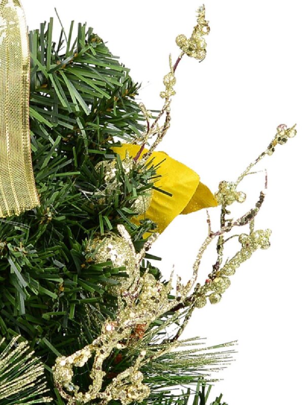 Gold Theme Decorated Christmas Tree Table Top Ornament - 40cm — image 4