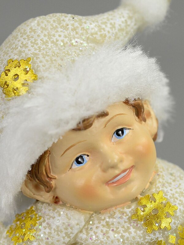Gorgeous Boy With Lantern Ceramic Ornament - 13cm — image 3