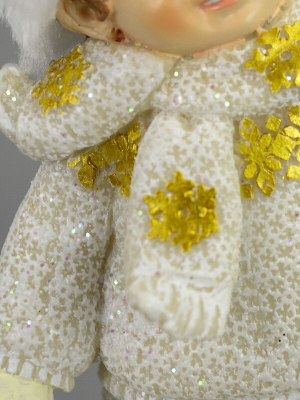 Gorgeous Boy With Lantern Ceramic Ornament - 13cm — image 5