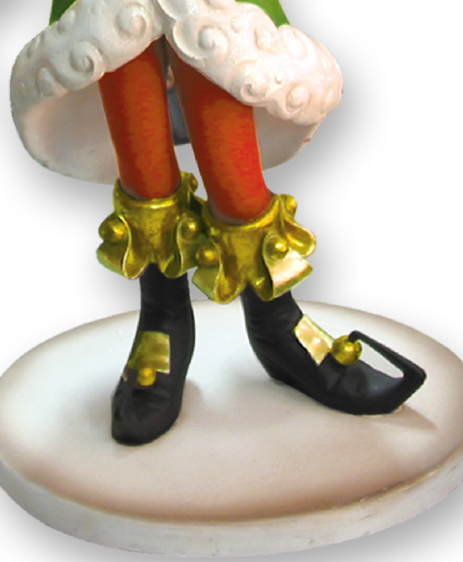 Gorgeous Santa's Little Helper Christmas Elf Girl Resin Life Size Decor - 1.2m — image 4