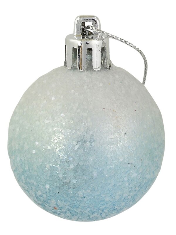 Gradated Lime, Turquoise, Pink & Gold With White Baubles - 12 x 40mm