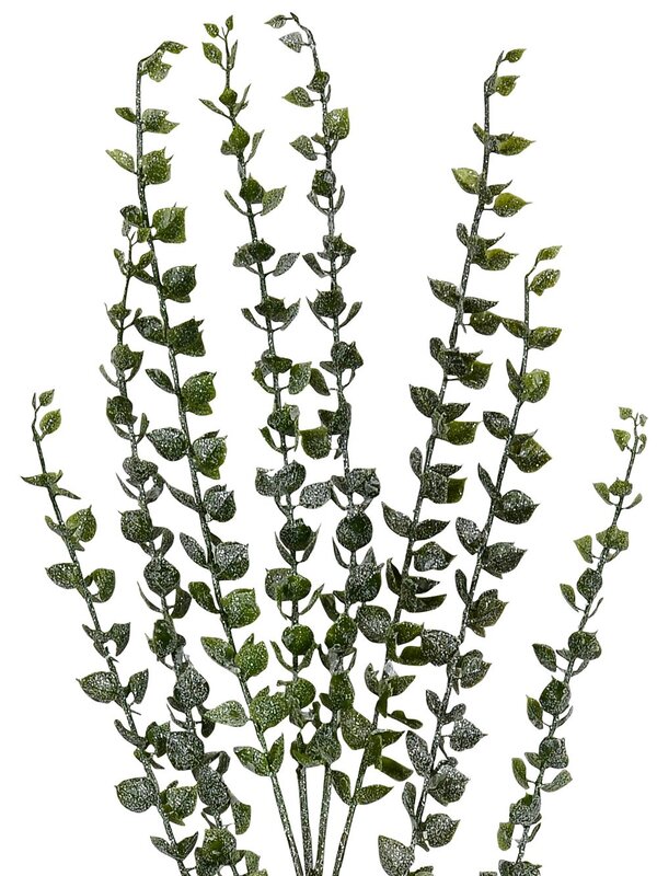 Green Baby Blue Eucalyptus Leaves Decorative Christmas Spray Stem - 80cm — image 3