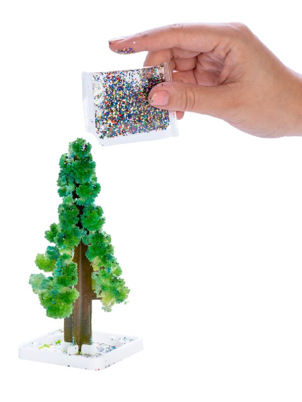 Grow Your Own Christmas Tree Ornament Science Kit With Magic Crystals - 16cm — image 2