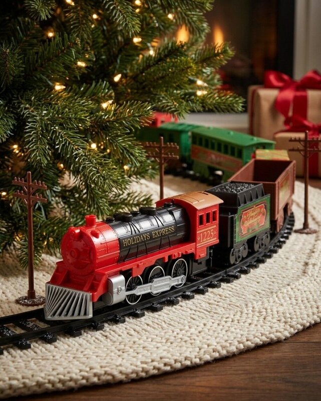 Holiday Express Musical Christmas Train Set | 54 Piece Set With Headlight — image 2
