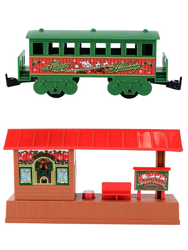 Holiday Express Musical Christmas Train Set | 54 Piece Set With Headlight — image 7