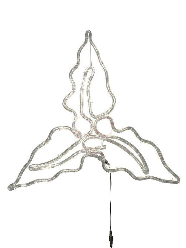 Holly Leaf & Berry LED Rope Light Silhouette - 62cm — image 5