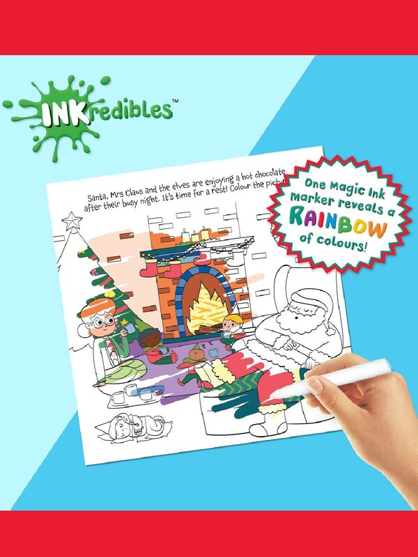 INKredibles Mess-Free Christmas Colouring Book - Reveal Pictures With Magic Ink — image 5
