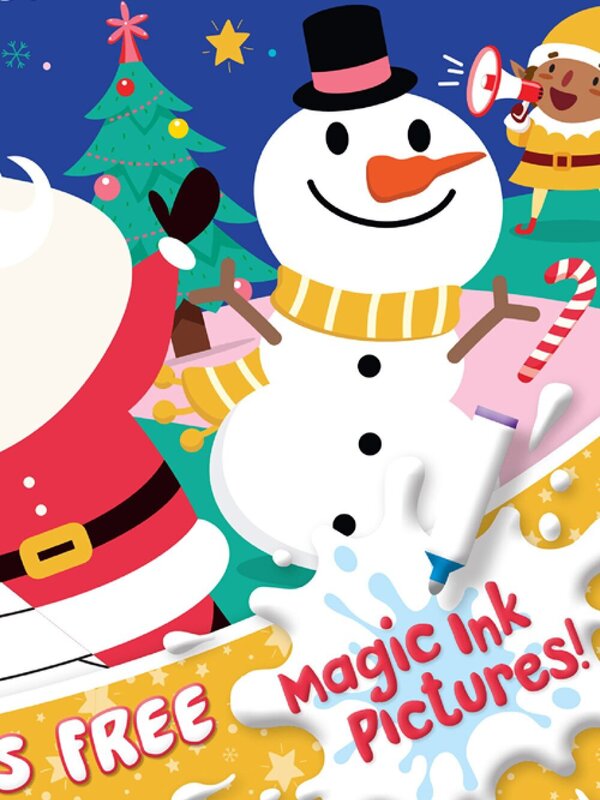 INKredibles Mess-Free Happy Christmas Magic Ink Colouring Book & Marker — image 3