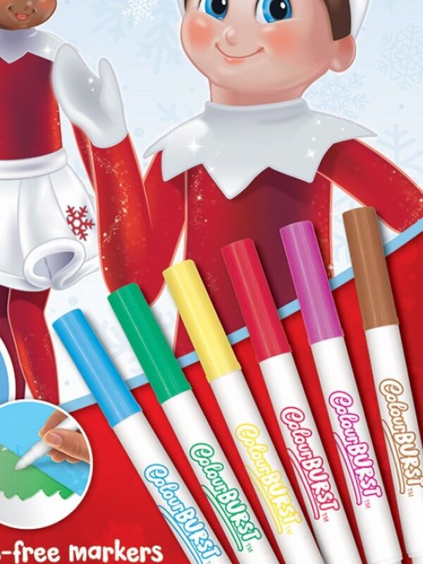 INKredibles Mess-Free The Elf On A Shelf Colouring Activity Book — image 5