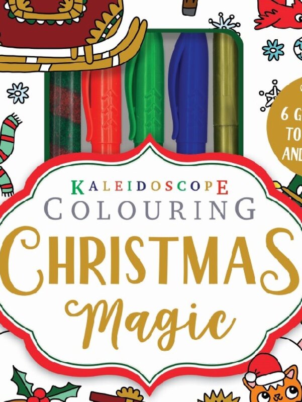 Kaleidoscope Christmas Colouring Book & Magic Kit — image 4